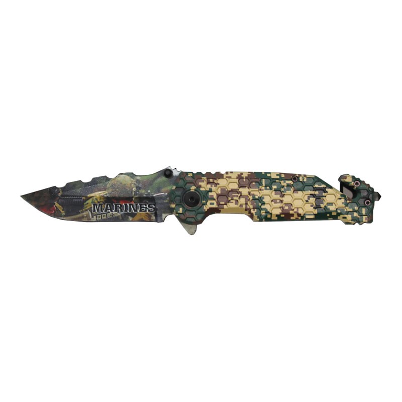 Honor Guard Tactical Rescue Knife - Marines