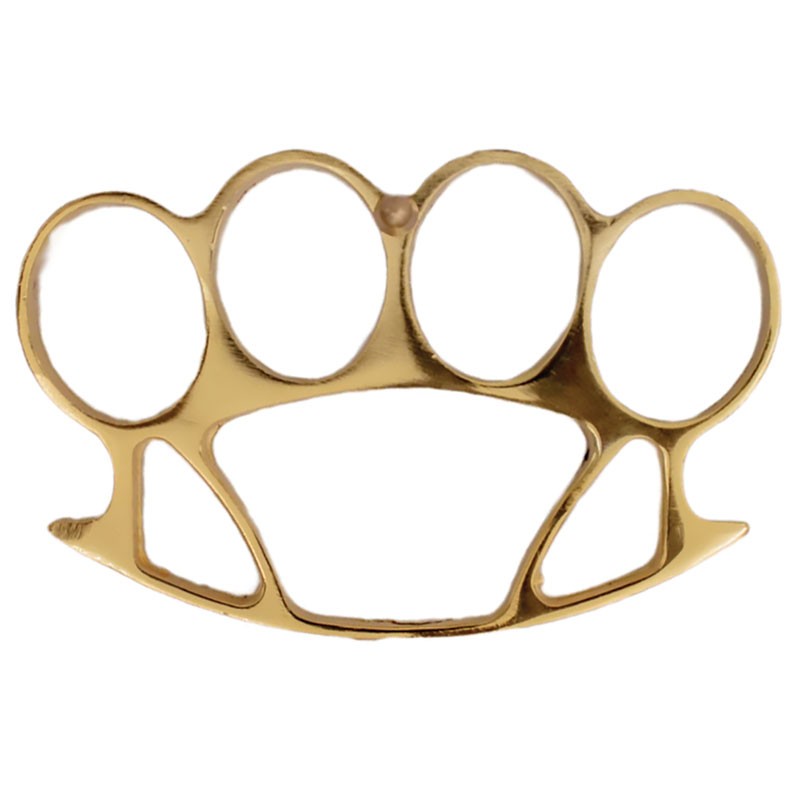 Fat Boy Belt Buckle Knuckle Gold