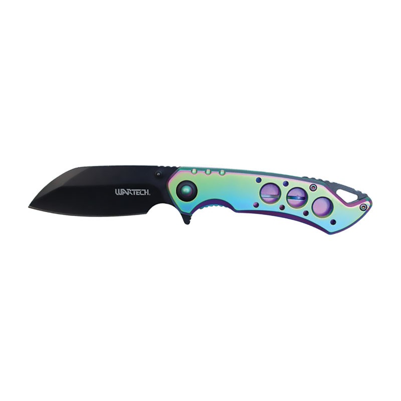 Orbital Edge 7.75" Spring-Assisted Pocket Knife - Cosmic Prism