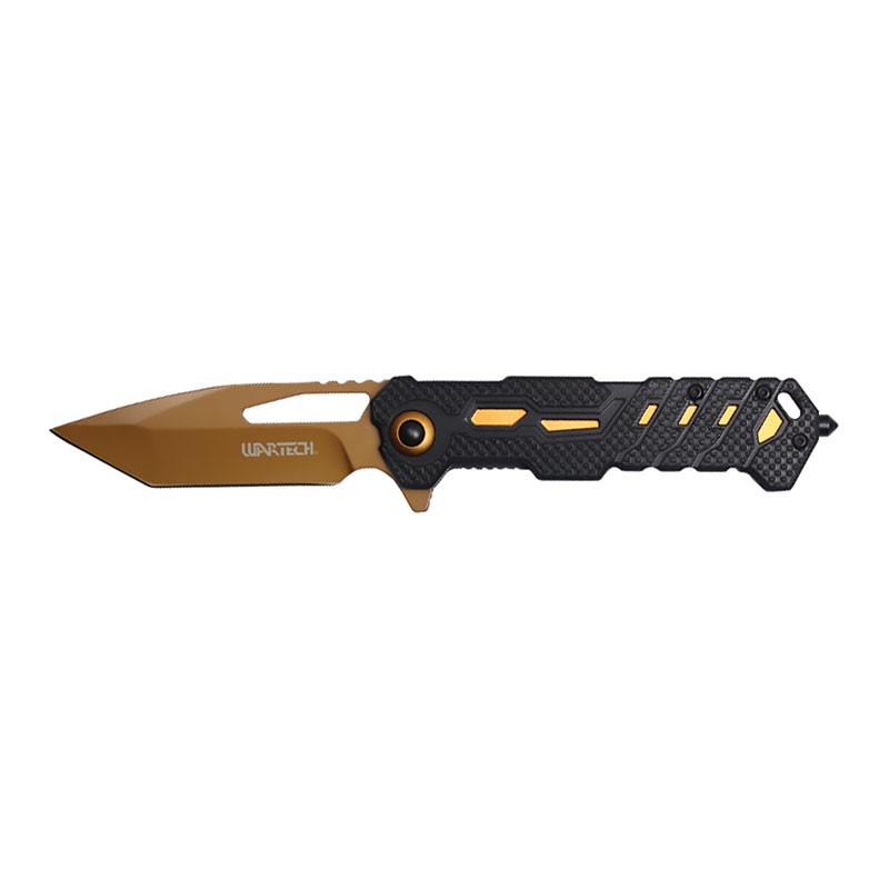 Tactical Tracer 8" Pocket Knife - Operator Gold