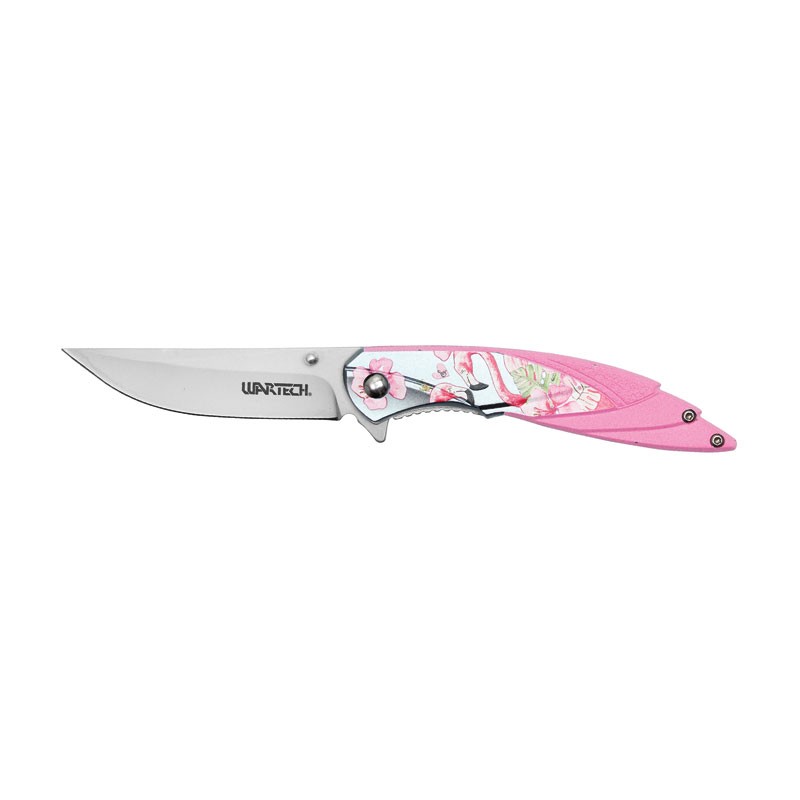 Tropical Elegance Flamingo Pocket Knife