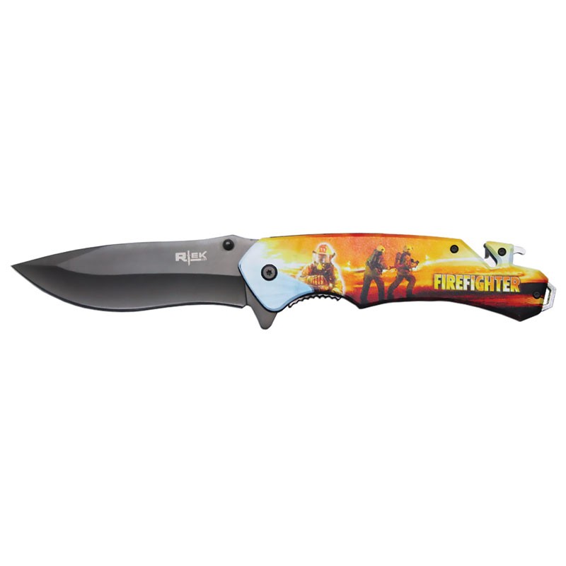 RTEK Tactical Serviceman Tribute Knife - Firefighter