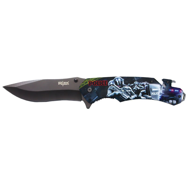 RTEK Tactical Serviceman Tribute Knife - Police