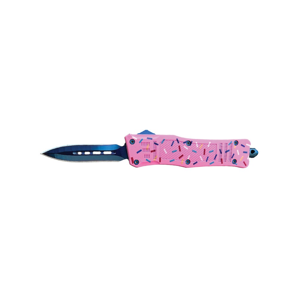 Fun Meets Function: OTF Automatic Knife with 3D Pink Cupcake Design