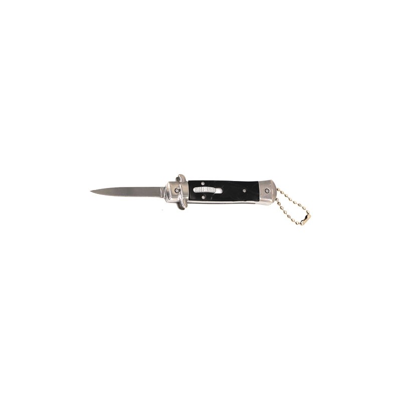 Milano Style OTF Knife - Elite Collection - Black - XS Keychain Size