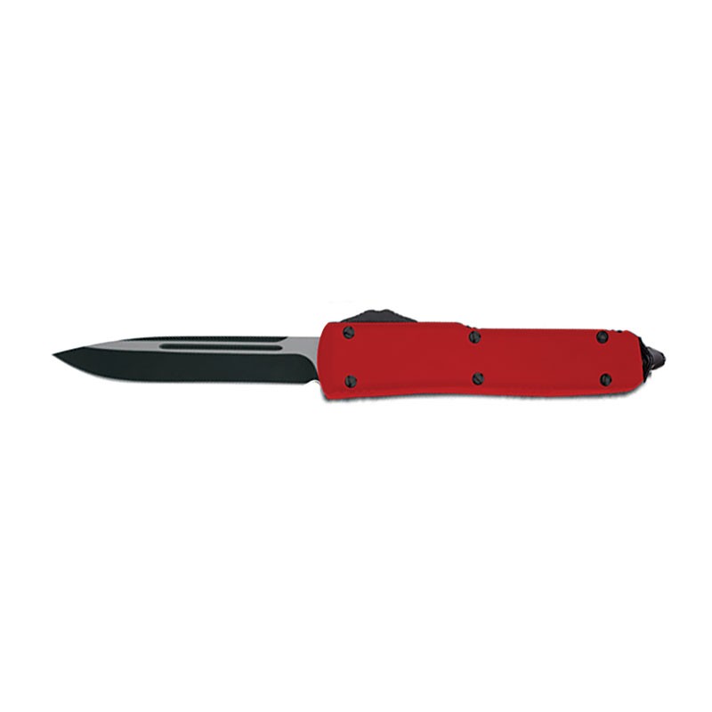 X-Switch Smooth Precision OTF Knife - Elite Collection - Medium Red with Clip Point