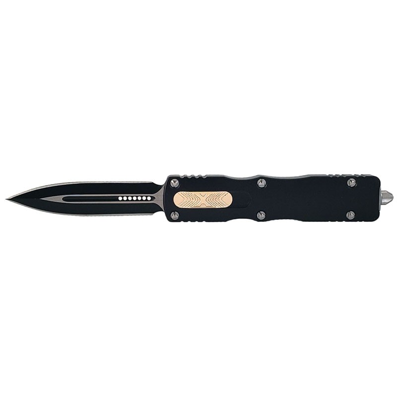 X-Switch Front Switch OTF Knife - Elite Collection - Double Edge - Black
