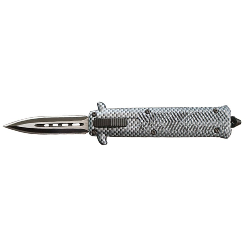 Compact OTF Defense Automatic Dagger - Carbon Fiber