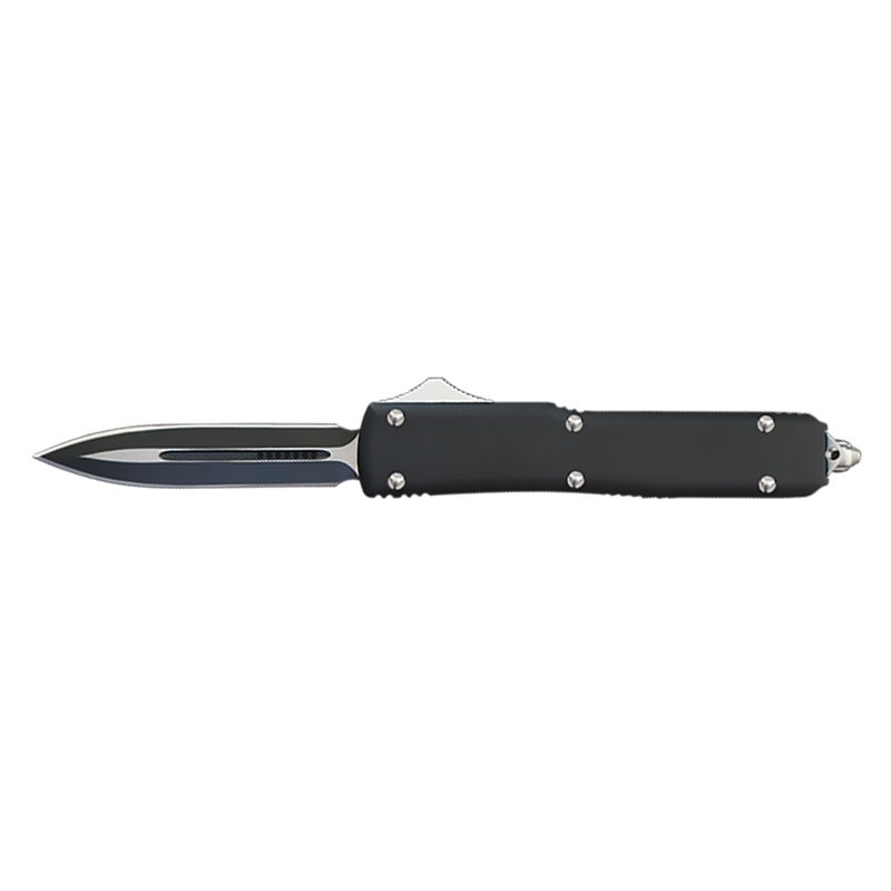 Two-Tone Blade Gentleman's OTF Knife - Double Edge