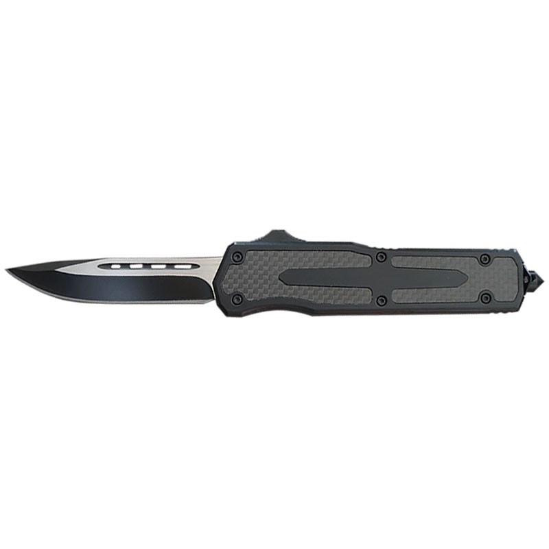 USA Carbon Fiber Insert OTF Knife - Clip Point