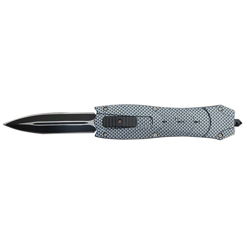 Lightweight OTF Automatic Knife with Nylon Fiber Handle - Carbon Fiber