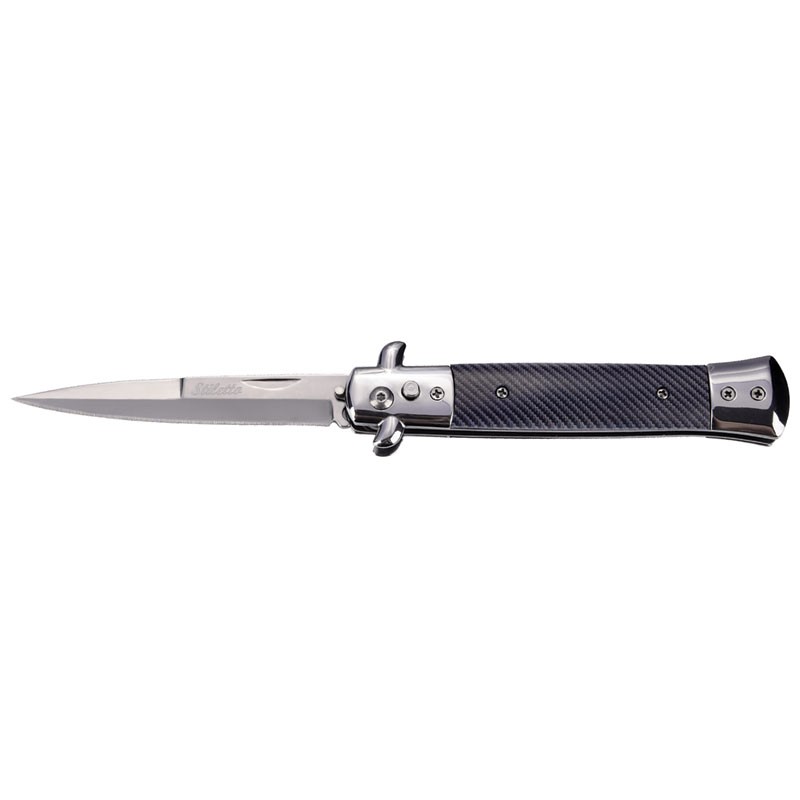 Stiletto Switchblade - Carbon Fiber Print Handle
