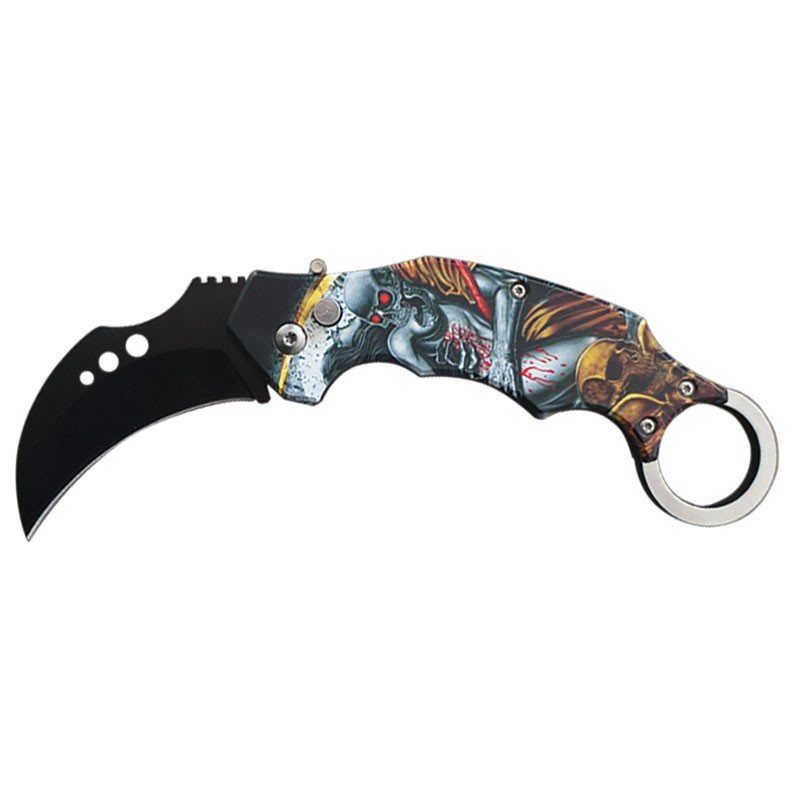 Karambit Style Automatic Knife - Dead Love