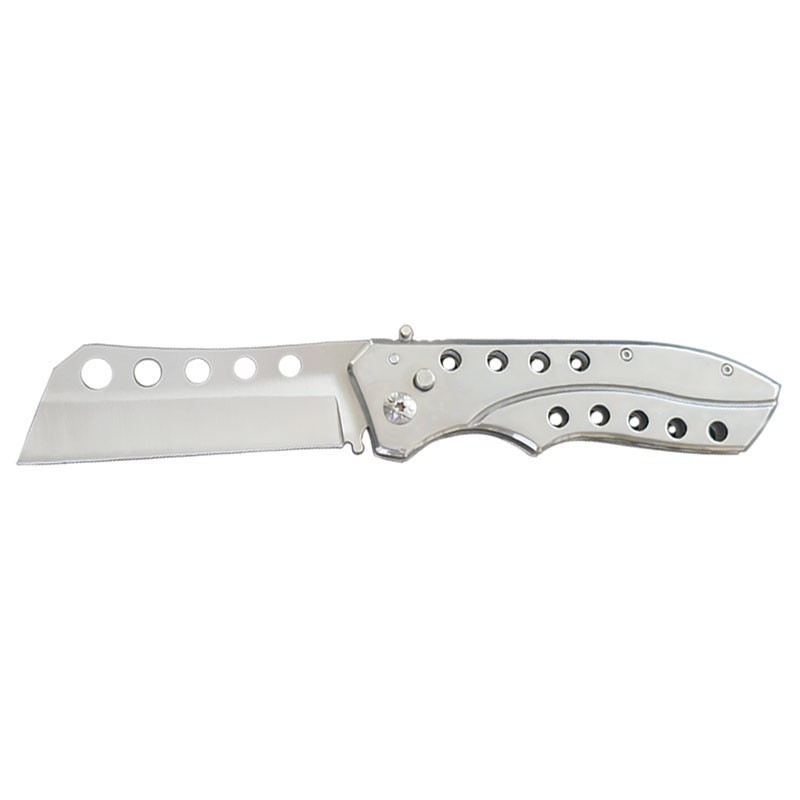 Clever Blade Automatic Knife - All Silver