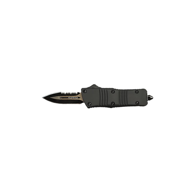 Money Clip Sized OTF Knife - Black