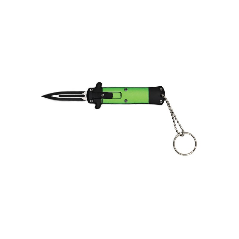 Keychain California Legal OTF Knife - Green