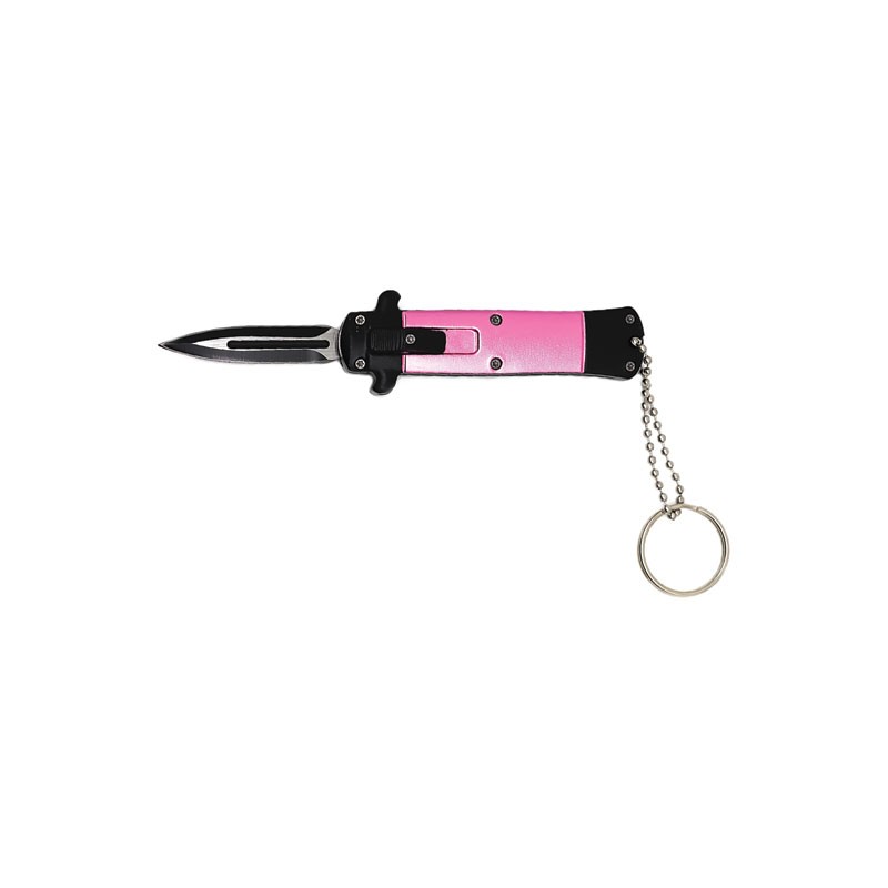 Keychain California Legal OTF Knife - Pink