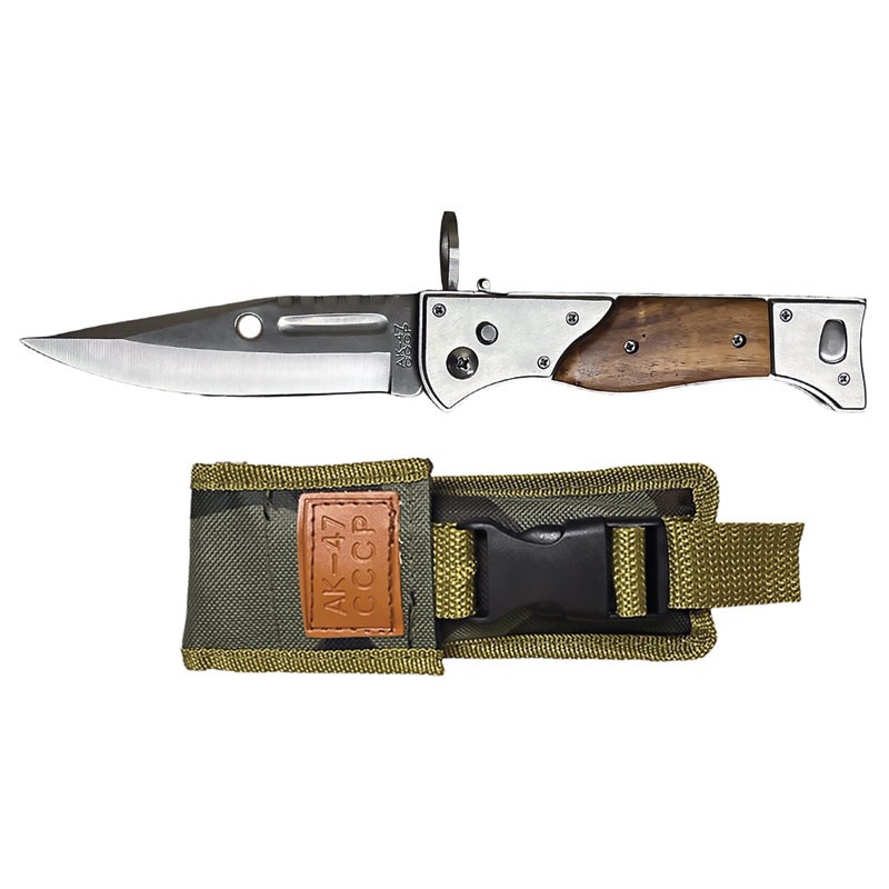 AK-47 CCCP Bayonet-Inspired Automatic Knife - Large