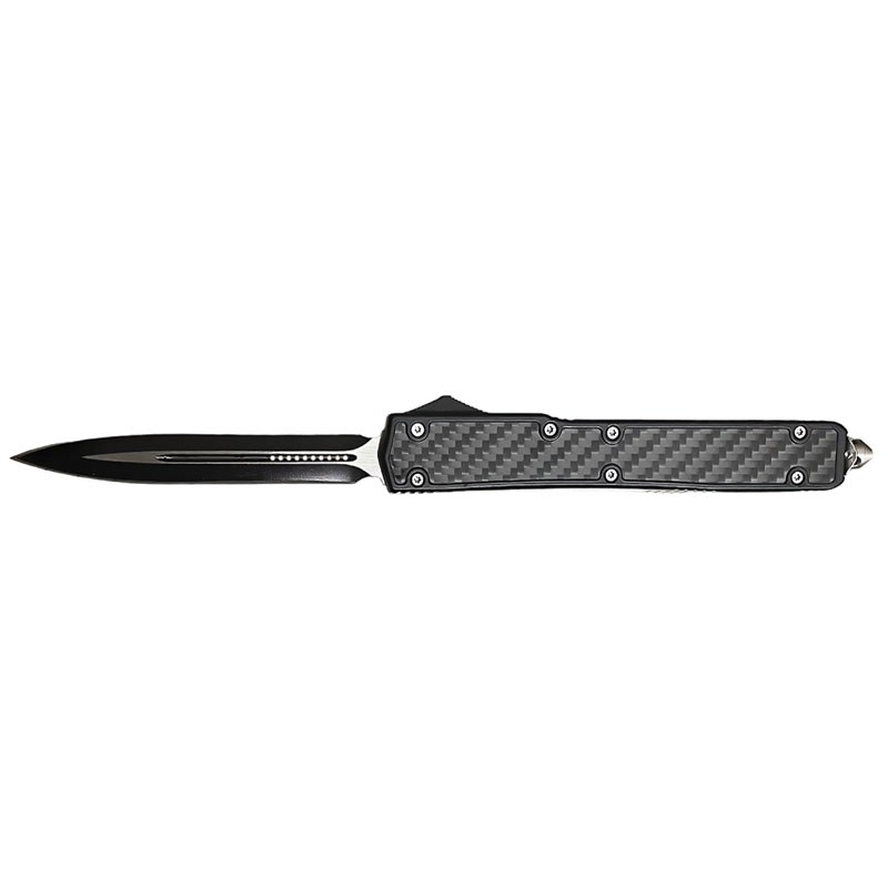 Carbon Precision XL OTF Automatic Knife - Black