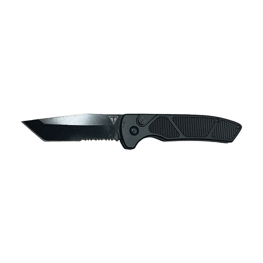 Vanguard Tactical Automatic Knife - Black Tanto Point