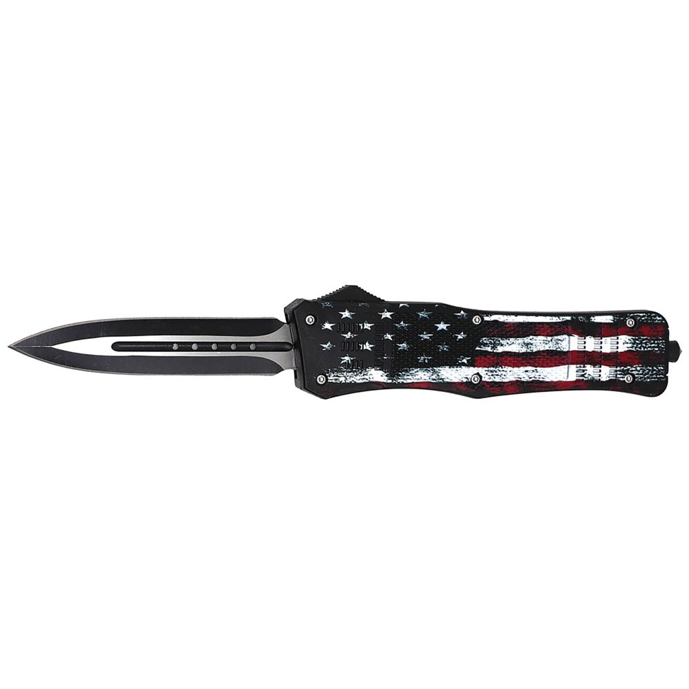 USA Flag OTF Knife - Patriotism and Power in Every Flick