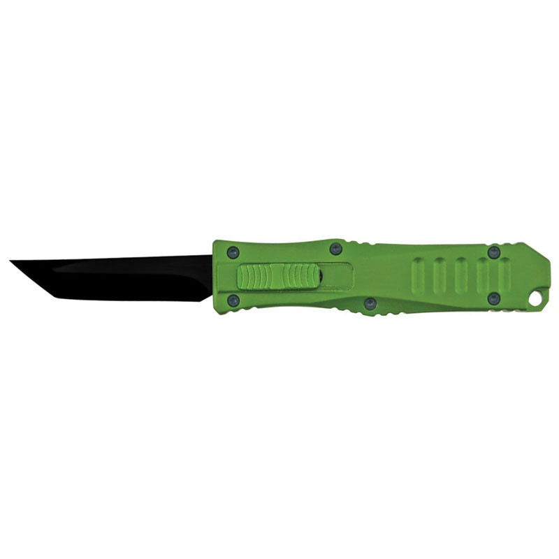 Lightweight, PRECISION OTF Knife - Green