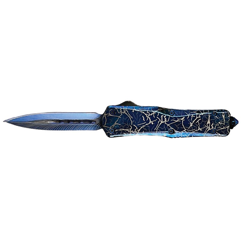 Blue Lightning OTF Knife