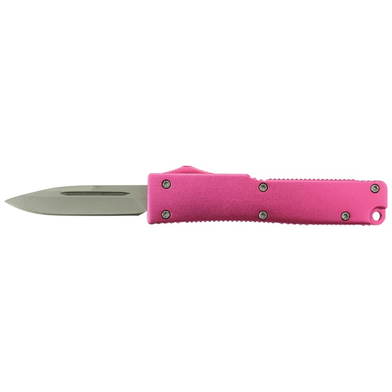 IN-AND-OUT Automatic Knife with Front Button - Pink