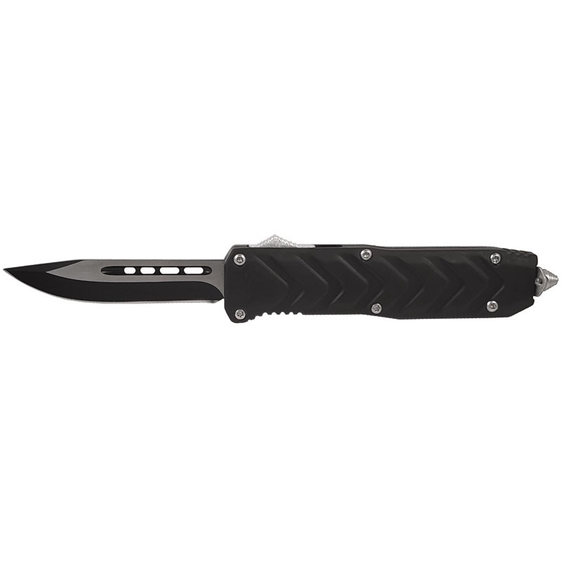 Gripster Handle OTF Knife - Clip Point Plain