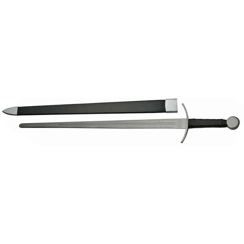 40" Full Tang Curved Guard Medieval Sword