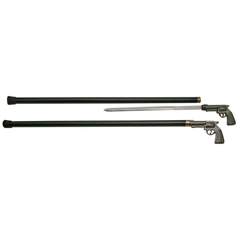 34" Pistol Sword Cane