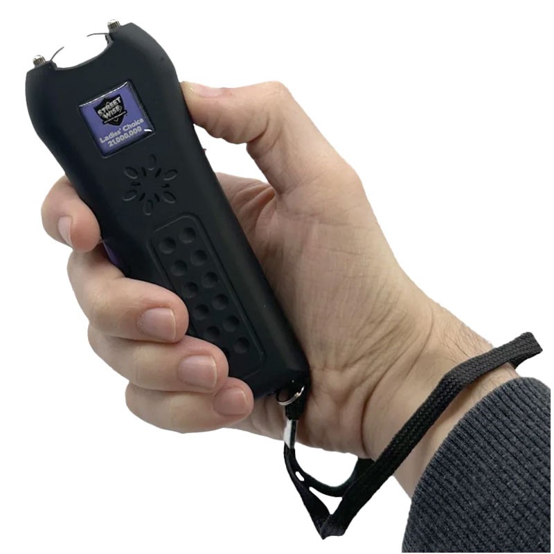 Ladies Choice 21,000,000 Stun Gun with Alarm - Purple Accents