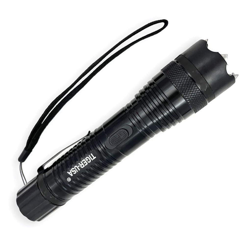 Tiger-USA Xtreme 100M Stun Gun Flashlight - Black