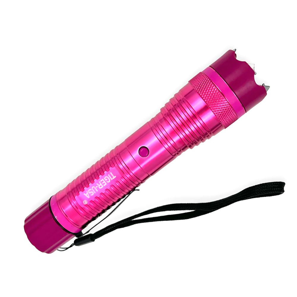 Tiger-USA Xtreme 100M Stun Gun Flashlight - Hot Pink