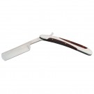 Razor with Stainless Steel and Wood Handle