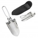 Mini Stainless Steel Folding Trowel with Pouch