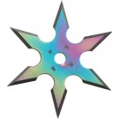 4" Pro Rainbow Titanium Coated Star