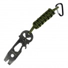 Multifunction Tool with Lanyard and Carabiner