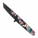 Sakura Strike Tanto Assisted Knife - Matte Black