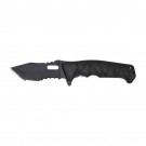 ABS Handle Assisted Opening Knife - Black on Black