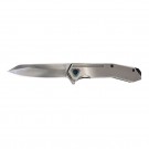 Wharncliffe Blade Assisted Opening Knife - Polished Chrome