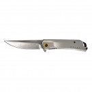 Spear Head Assisted Opening Knife - Polished Chrome