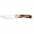 7.5" Hunting Knife with Leather Sheath