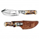Bone Collector's Skinning Knife with Gut Hook