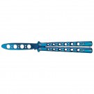 Classic 6 Hole Handle Training Butterfly Knife - Blue
