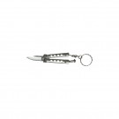 PocketFlip Mini: The Ultimate Keychain Companion for Butterfly Knife Enthusiasts - Silver