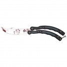 Anarchy Blood Stained Blade Training Butterfly Knife
