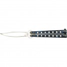 Butterfly Knife with Holes - Blue