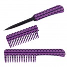 Hidden Comb Knife - Purple Heart