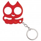 "NO MORE NICE KITTY" Compact Cat Knucks - Red